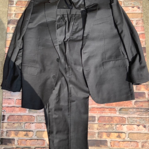 Men’s Bartorelli Napoli Abito Sartoriale charcoal Gray 2 button suit - Picture 4 of 17